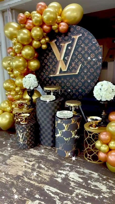 lv birthday decorations|louis vuitton birthday party.